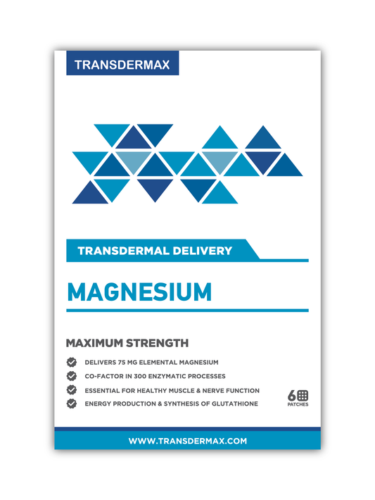 Transdermax Magnesium 75 mg Transdermal Patches - 6 Week Supply